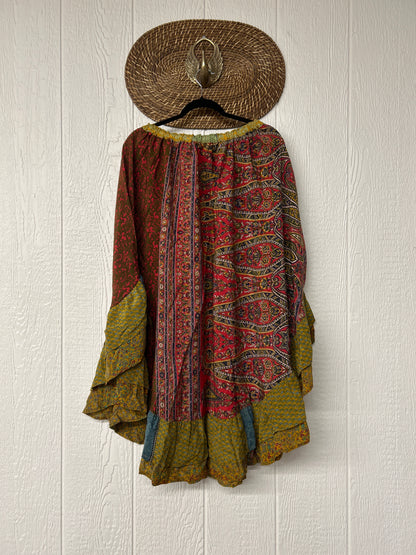 Crepe Wild Rose Skirt 1025 239