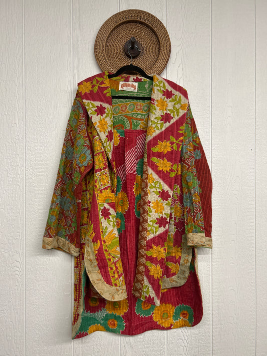 Fine Kantha Drifter Coat 1026 048