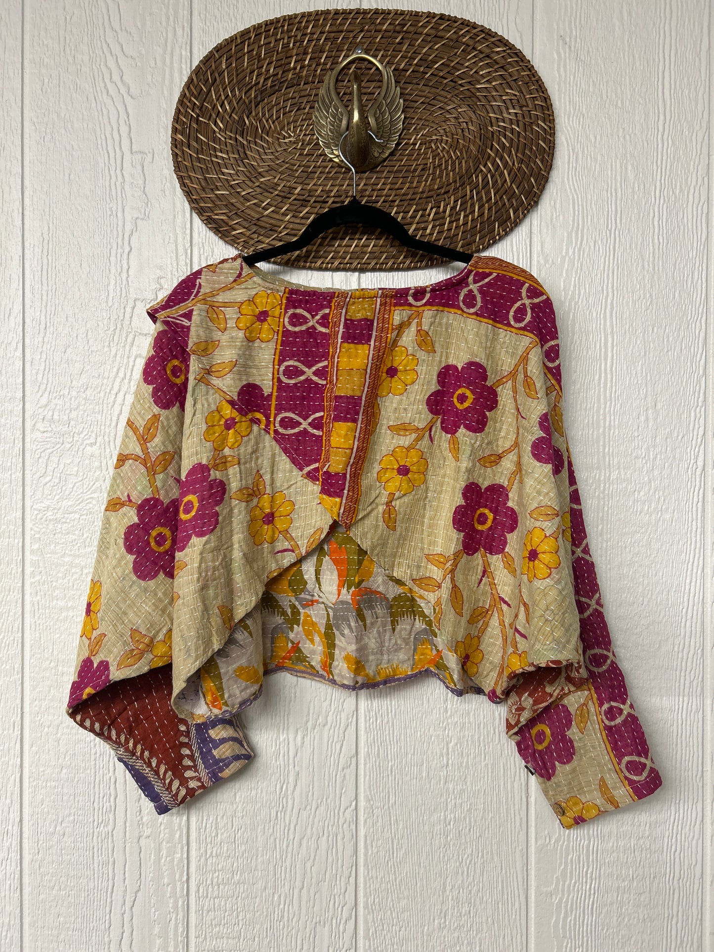 Pareo Kantha In Bloom Cropped Pullover 0326 151