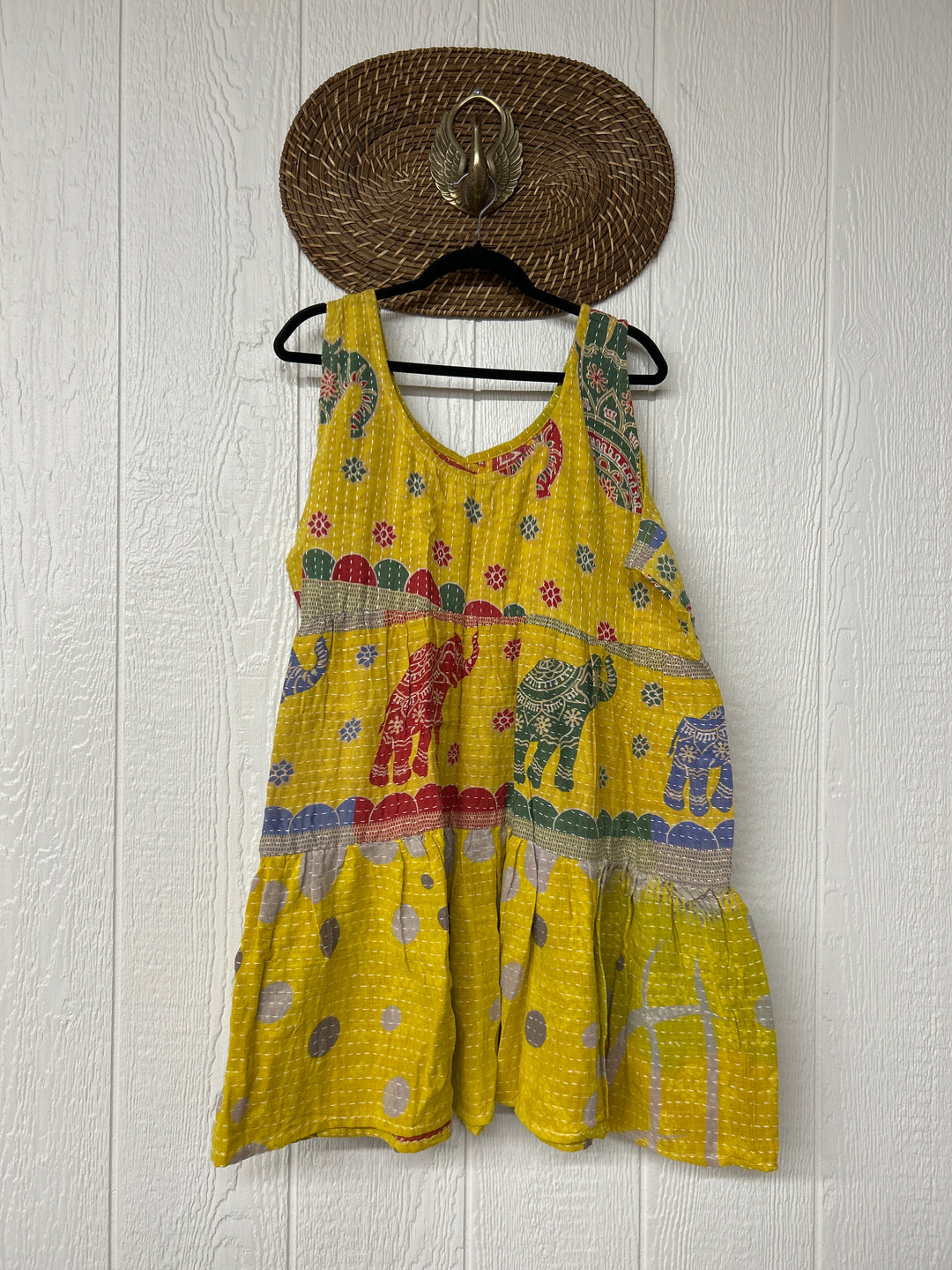 Kantha Meadow Mini Dress 0625 165