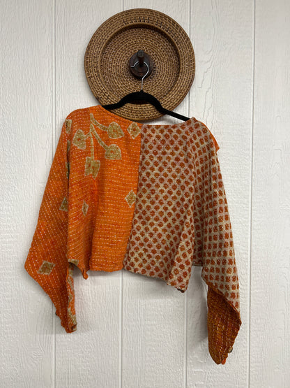 Pareo Kantha In Bloom Cropped Pullover 0326 105
