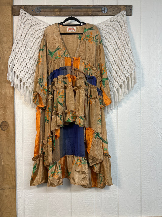 Rasgulla Sari Rhiannon Kimono 0826 022