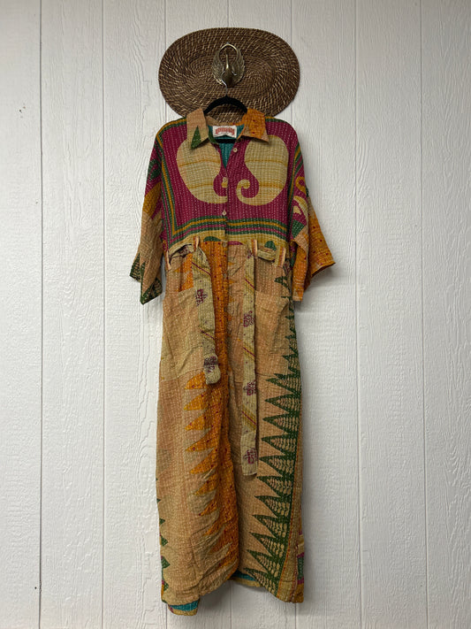 Pareo Kantha Gravity Duster Dress 0226 049