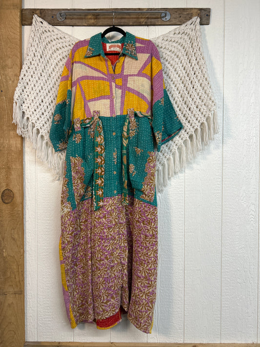 Pareo Kantha Gravity Duster Dress 0226 195