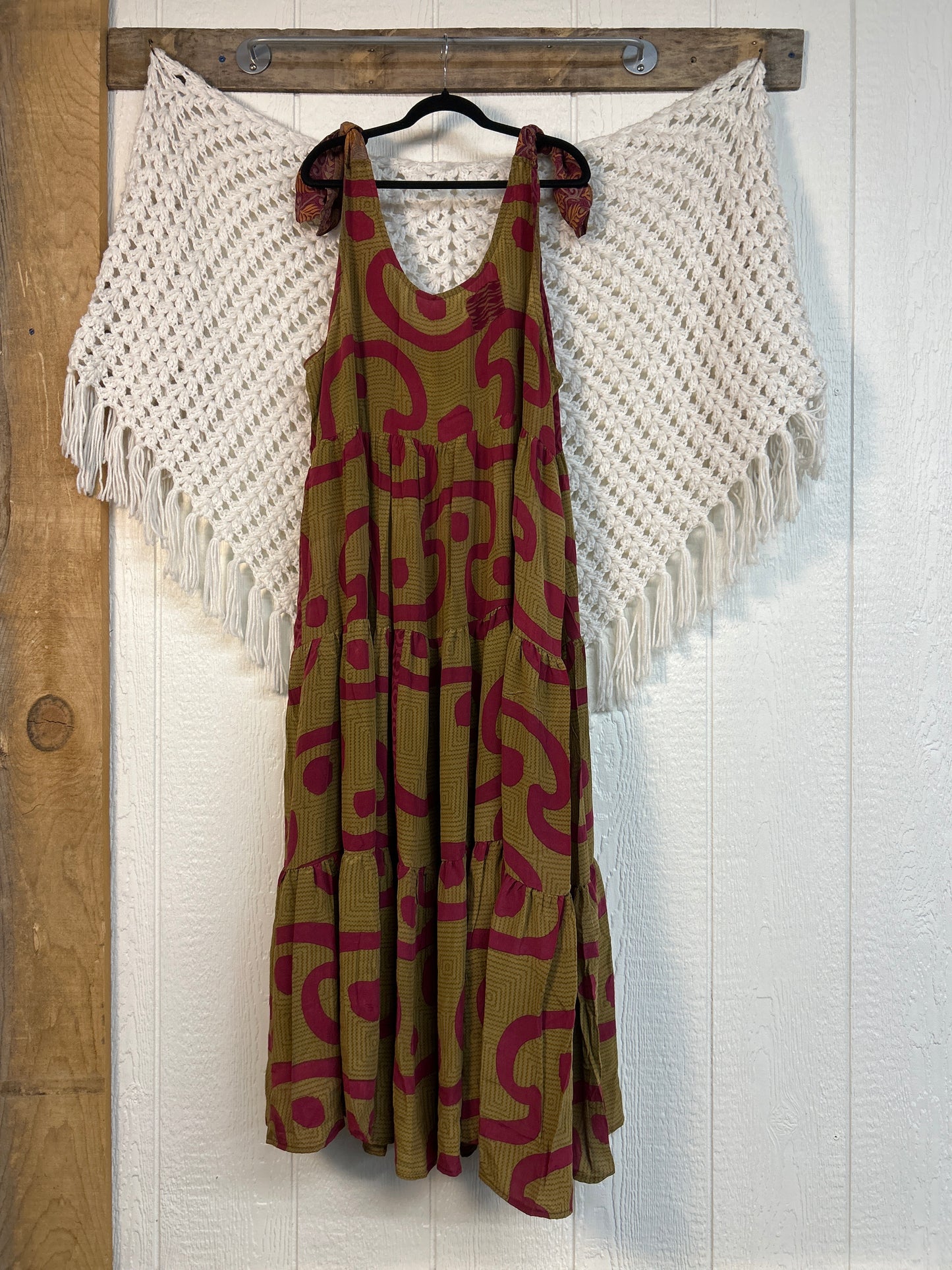Crepe Sari Celeste Maxi 0426 270