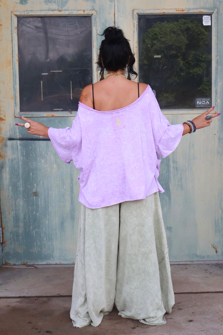 KB Dream Crop Tee - Violet