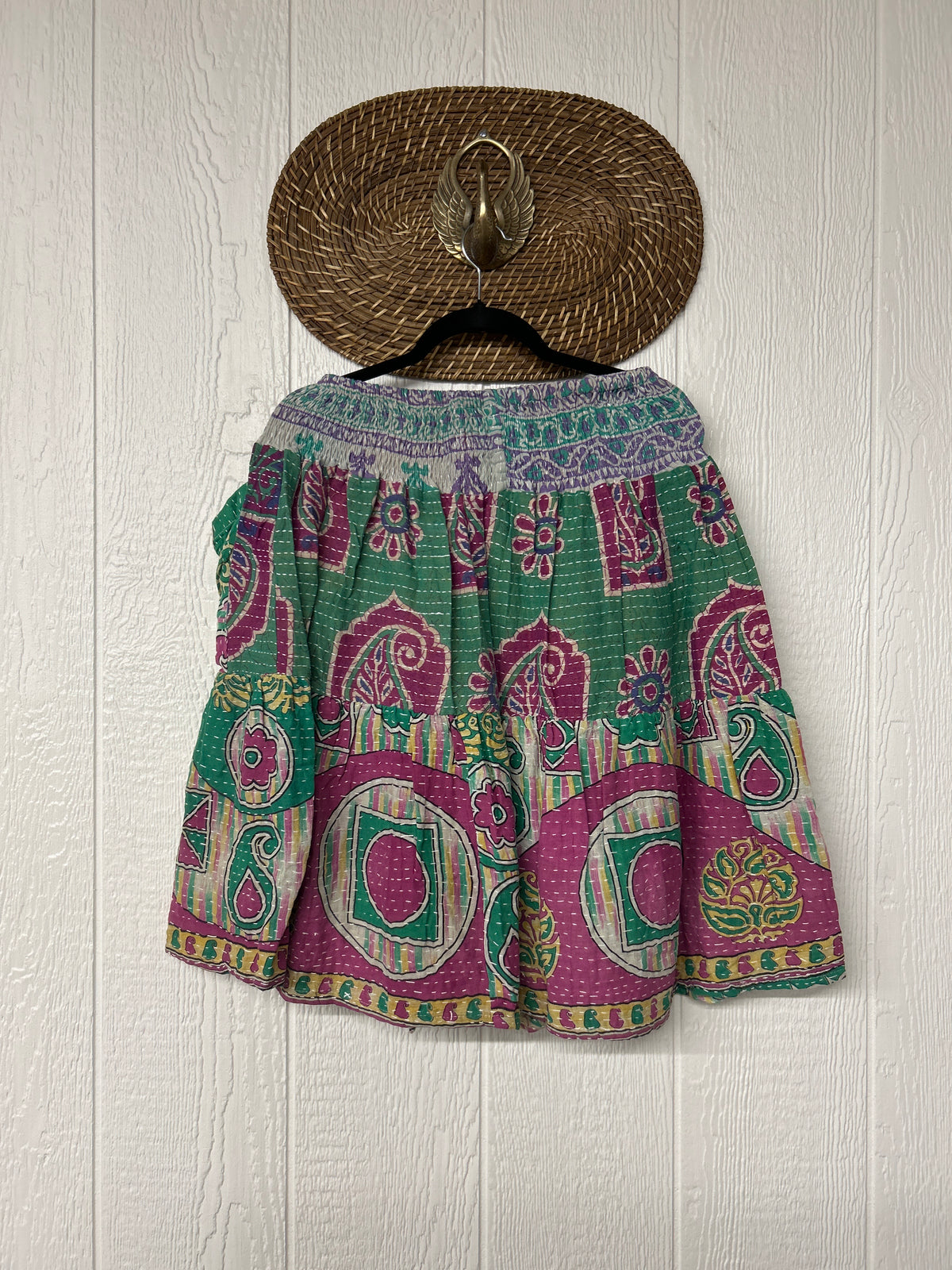 Pareo Kantha Meadow Skirt 0826 096