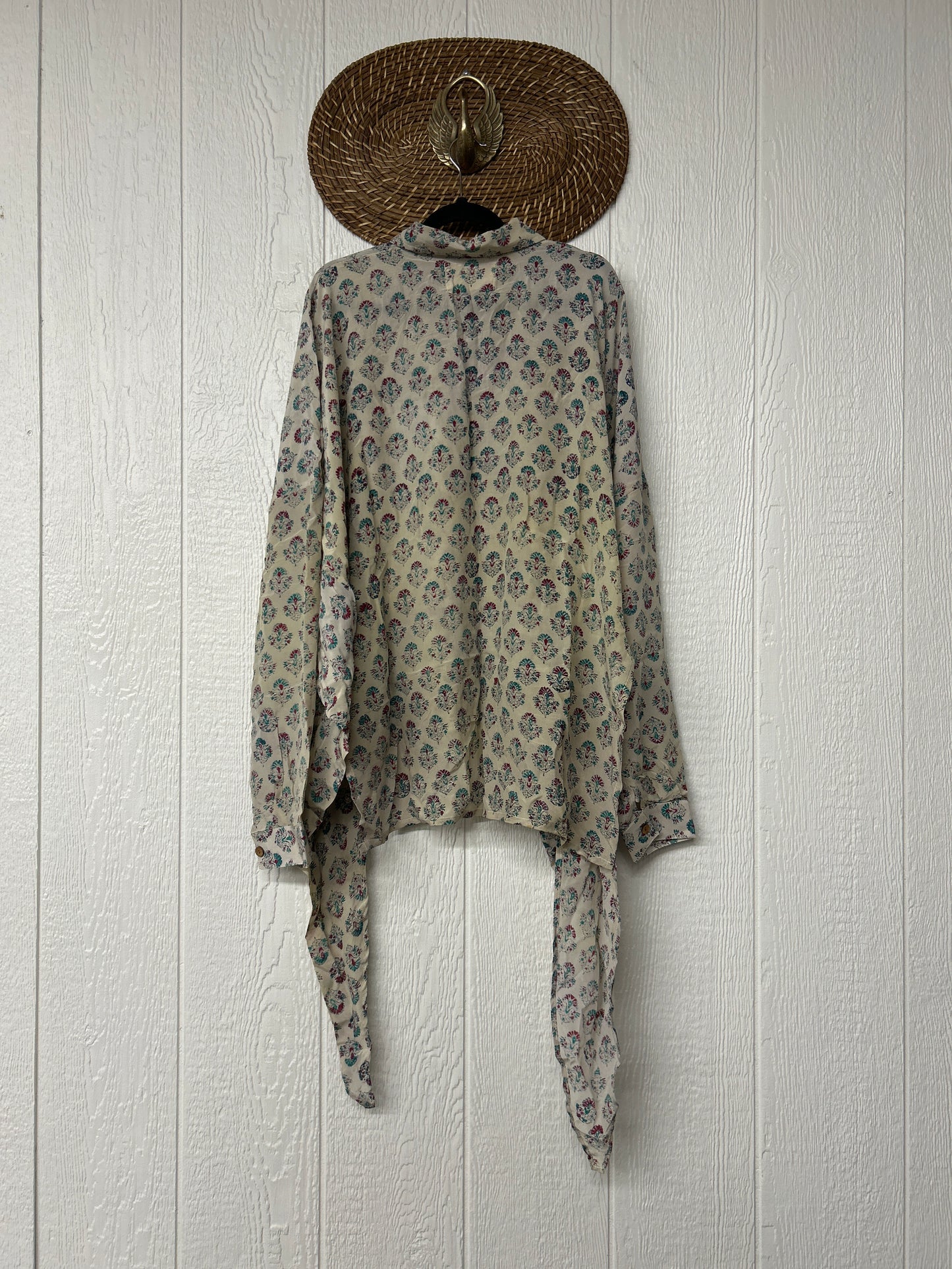 Crepe Sari Nirvana Button Down 1125 091