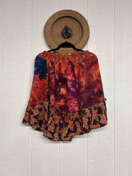 Crepe Sari Lover Cropped Culottes 0726 147