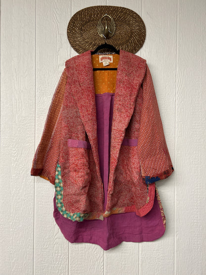 Fine Kantha Drifter Coat 1125 058