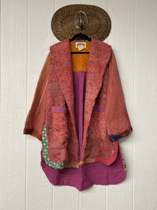 Fine Kantha Drifter Coat 1125 058