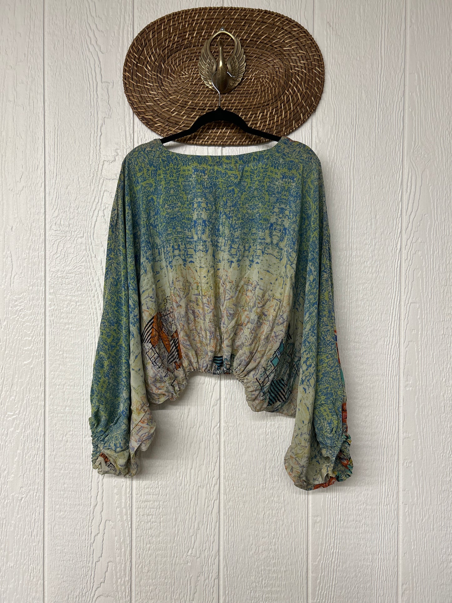 Crepe Sari Luna Crop Top 0126 260