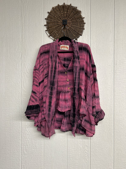 Crepe Sari Wild Rose Top 1026 092