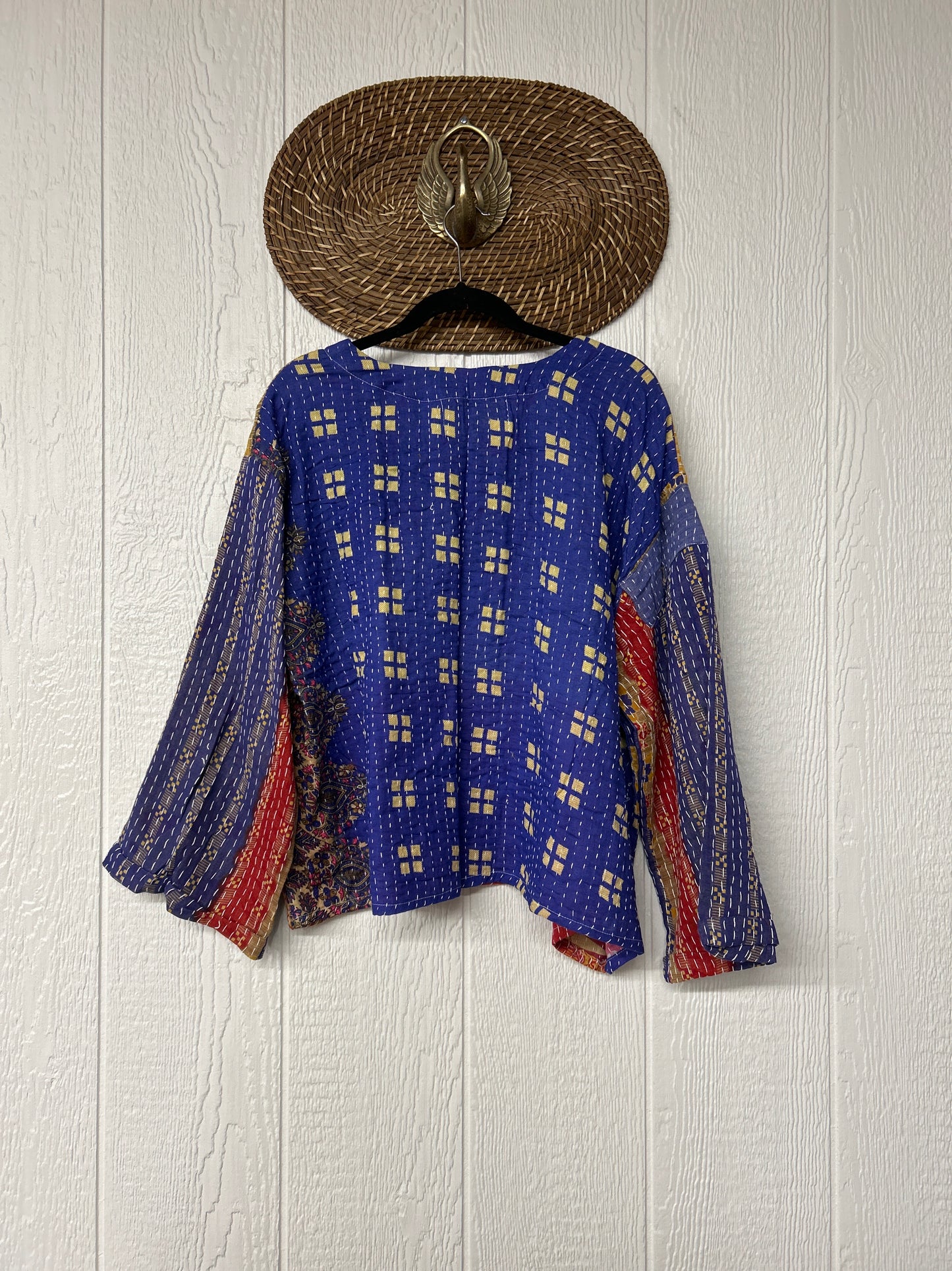 Pareo Kantha Wanderer Pocket Crop Top 0226 129
