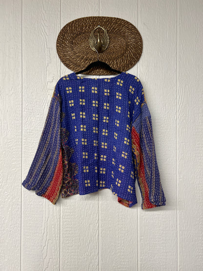 Pareo Kantha Wanderer Pocket Crop Top 0226 129