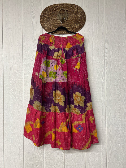 Pareo Kantha Lotus Maxi Skirt 0826 211