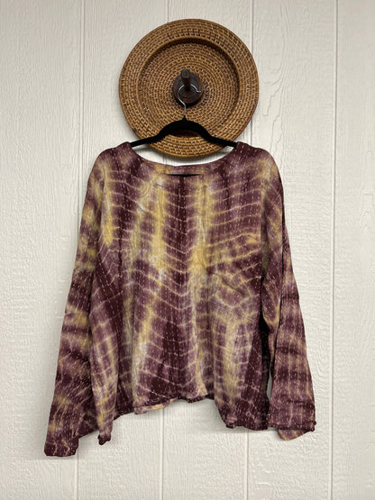 Pareo Kantha Wanderer Pocket Crop Top 0526 010