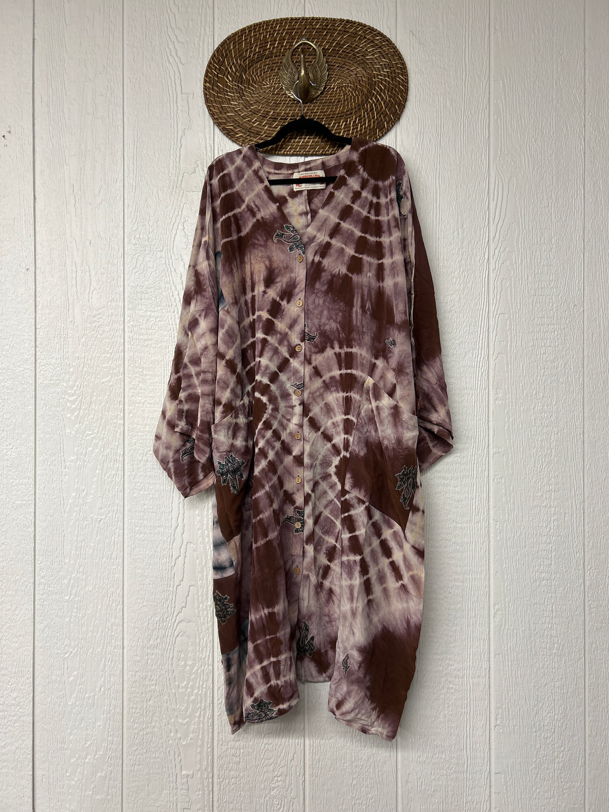 Crepe Sari Gaia Duster Dress 0826 252