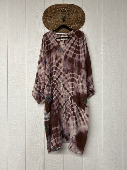 Crepe Sari Gaia Duster Dress 0826 252