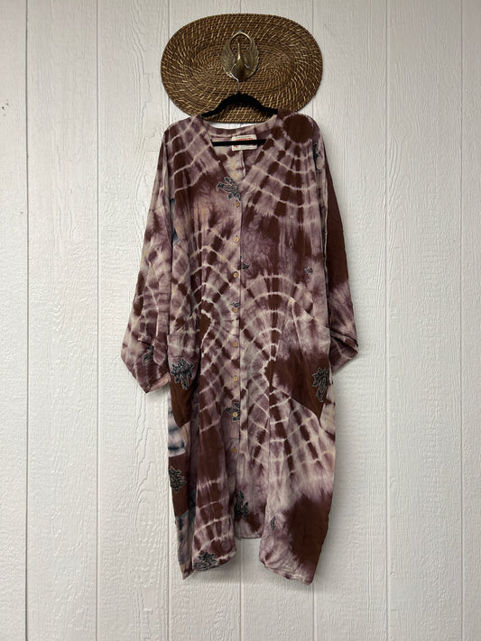 Crepe Sari Gaia Duster Dress 0826 252