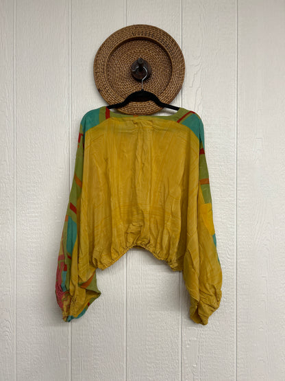 Crepe Sari Luna Crop Top 0126 054