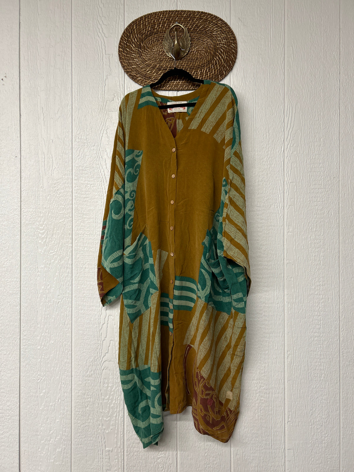 Crepe Sari Gaia Duster Dress 0826 272