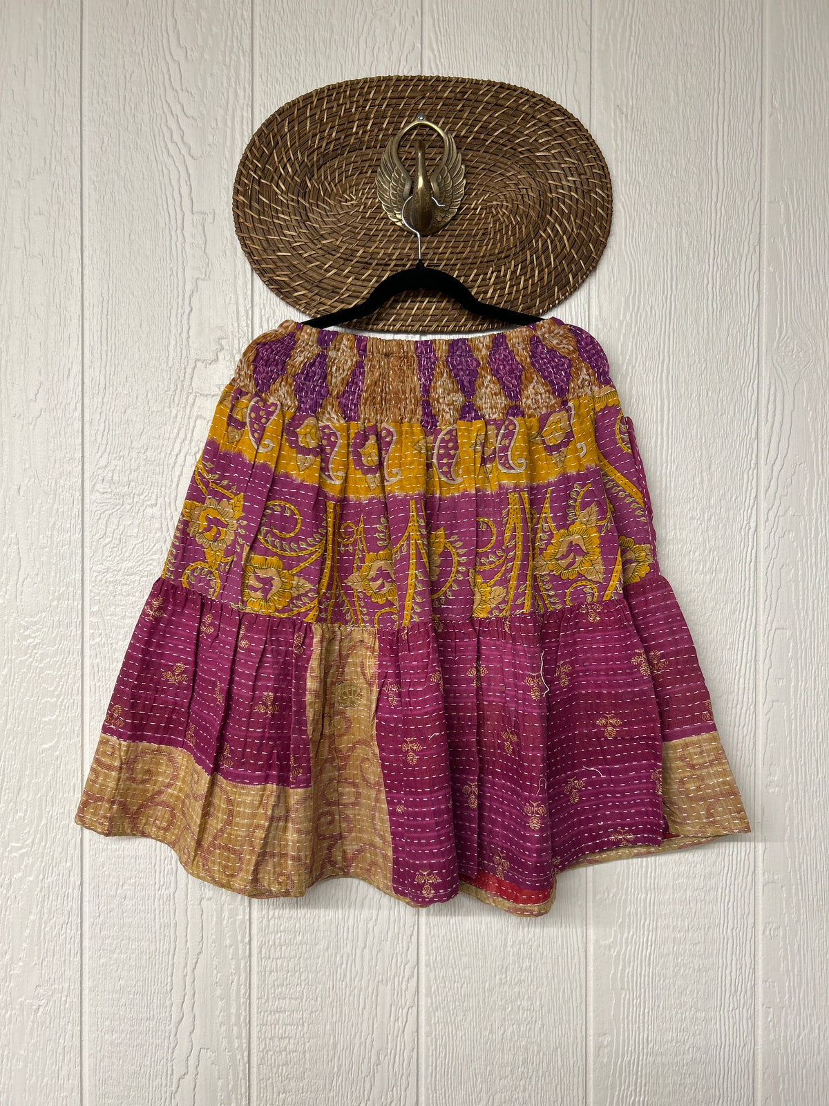 Pareo Kantha Meadow Skirt 0826 129