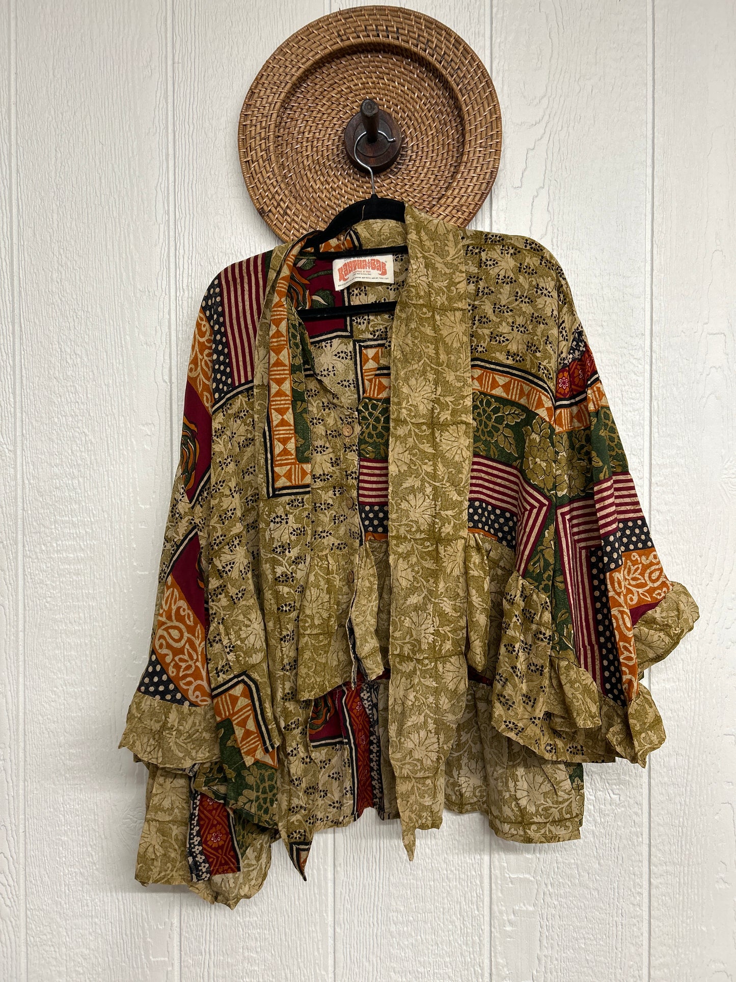 Crepe Sari Wild Rose Top 1225 115