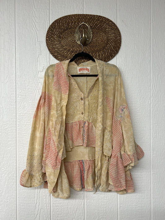 Crepe Sari Wild Rose Top 1225 203