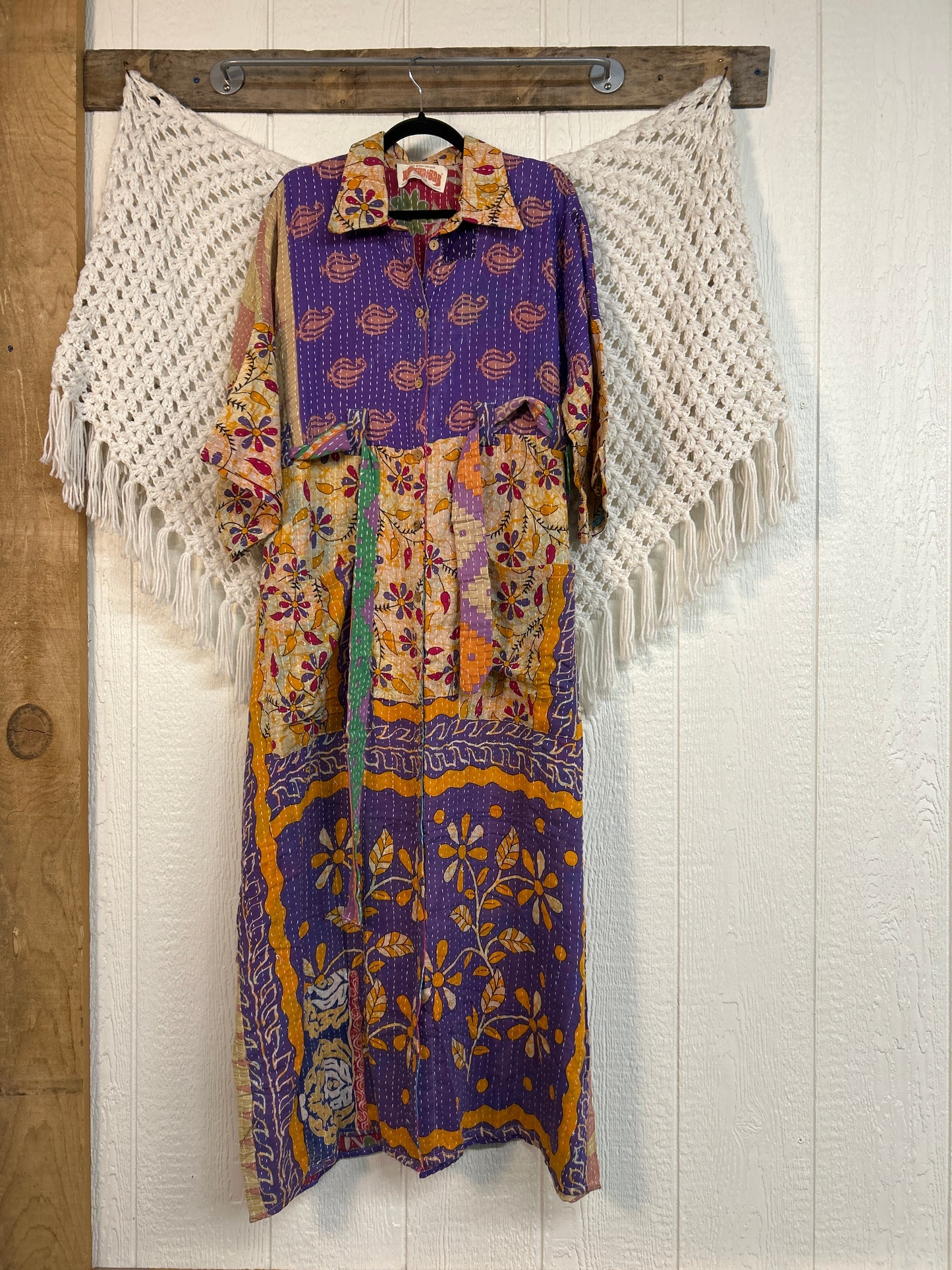 Pareo Kantha Gravity Duster Dress 0226 124