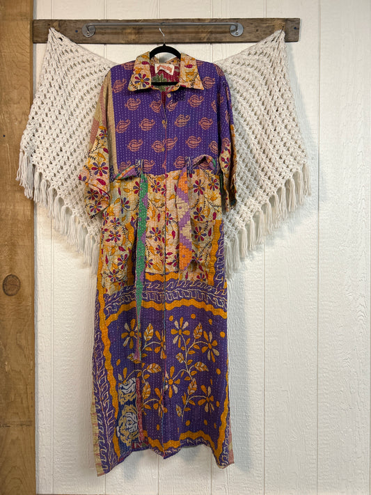 Pareo Kantha Gravity Duster Dress 0226 124
