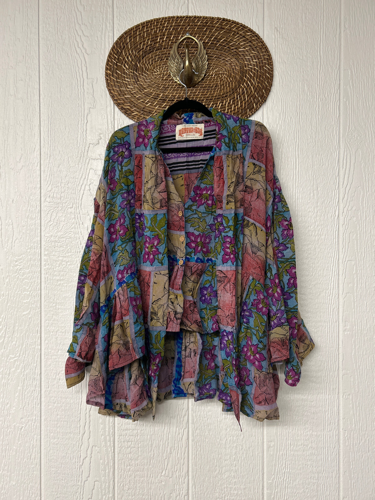 Crepe Sari Wild Rose Top 1026 207
