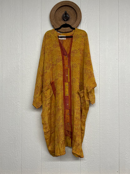 Crepe Sari Gaia Duster Dress 0826 178