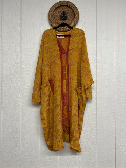 Crepe Sari Gaia Duster Dress 0826 178