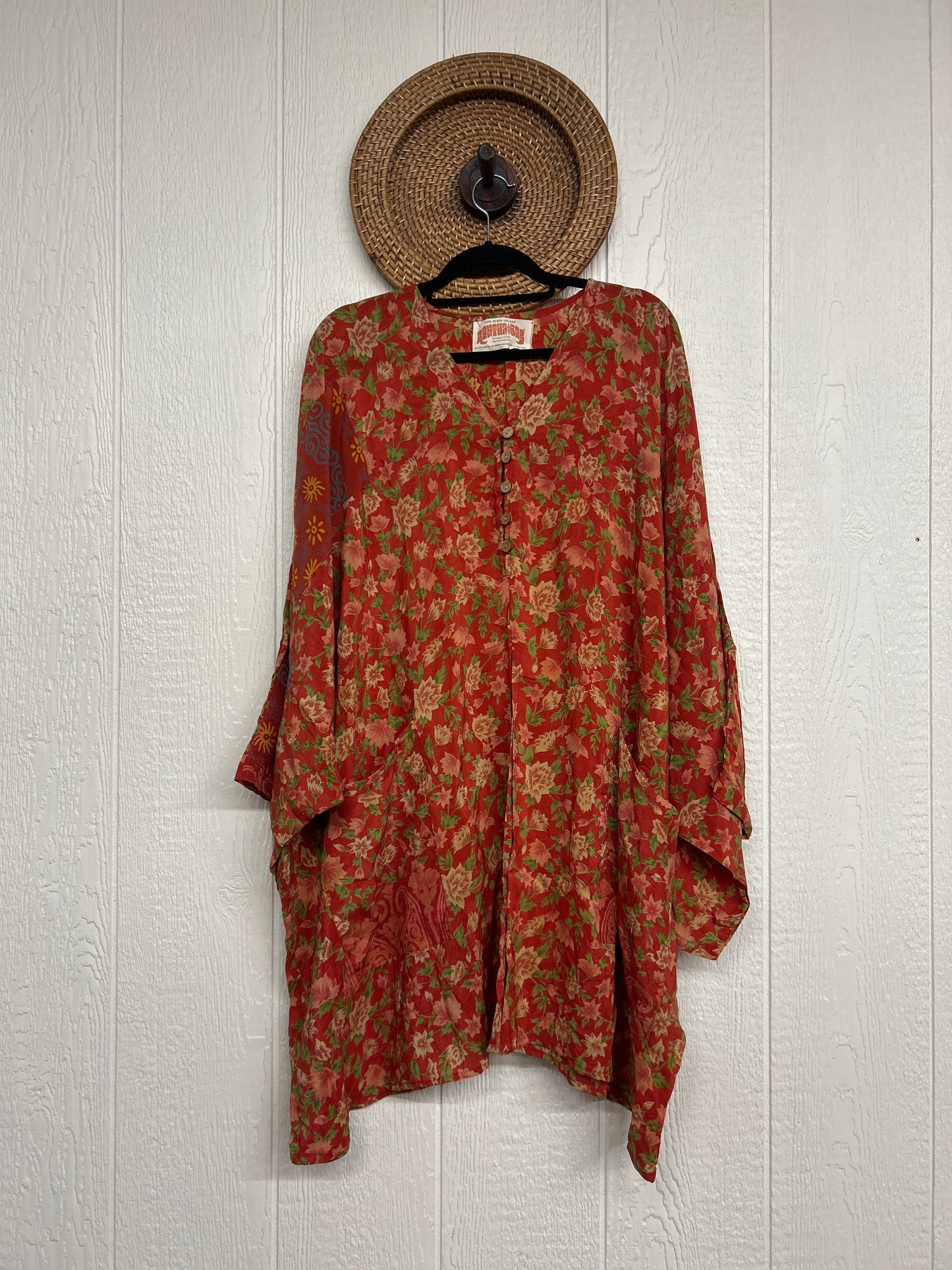 Crepe Sari Gaia Split Tunic 0226 082