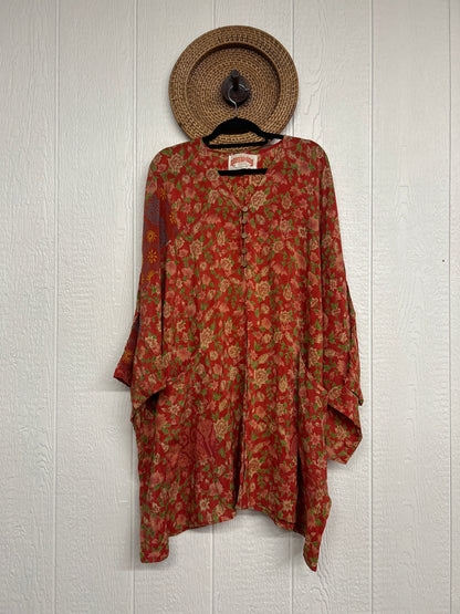 Crepe Sari Gaia Split Tunic 0226 082