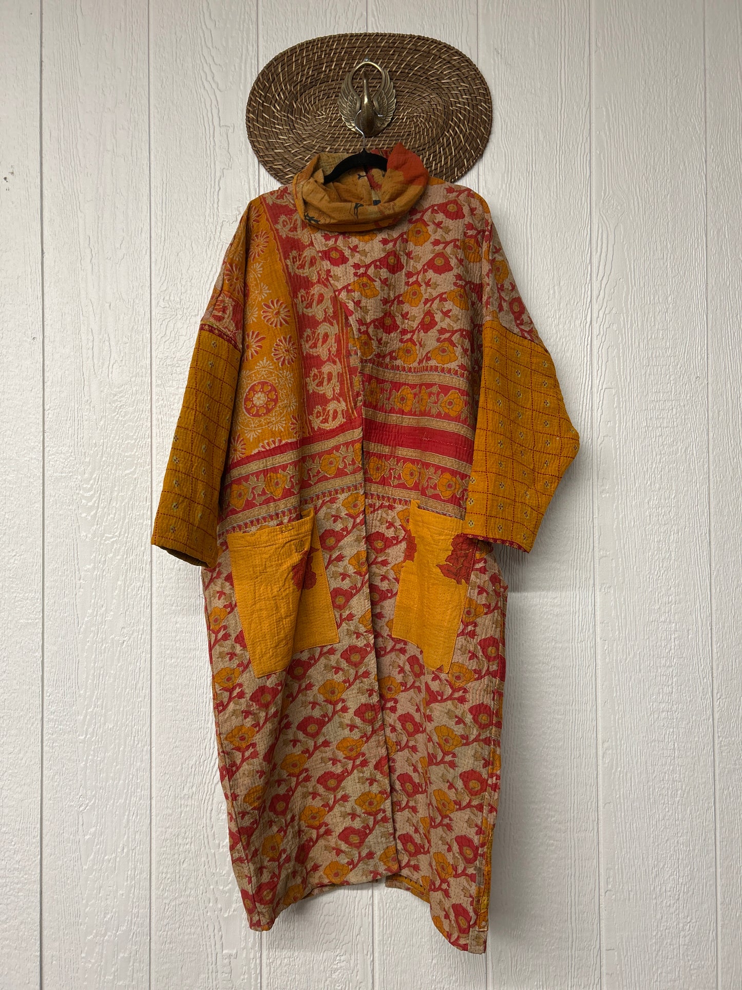 Fine Kantha Cowl Split Pullover 1225 174