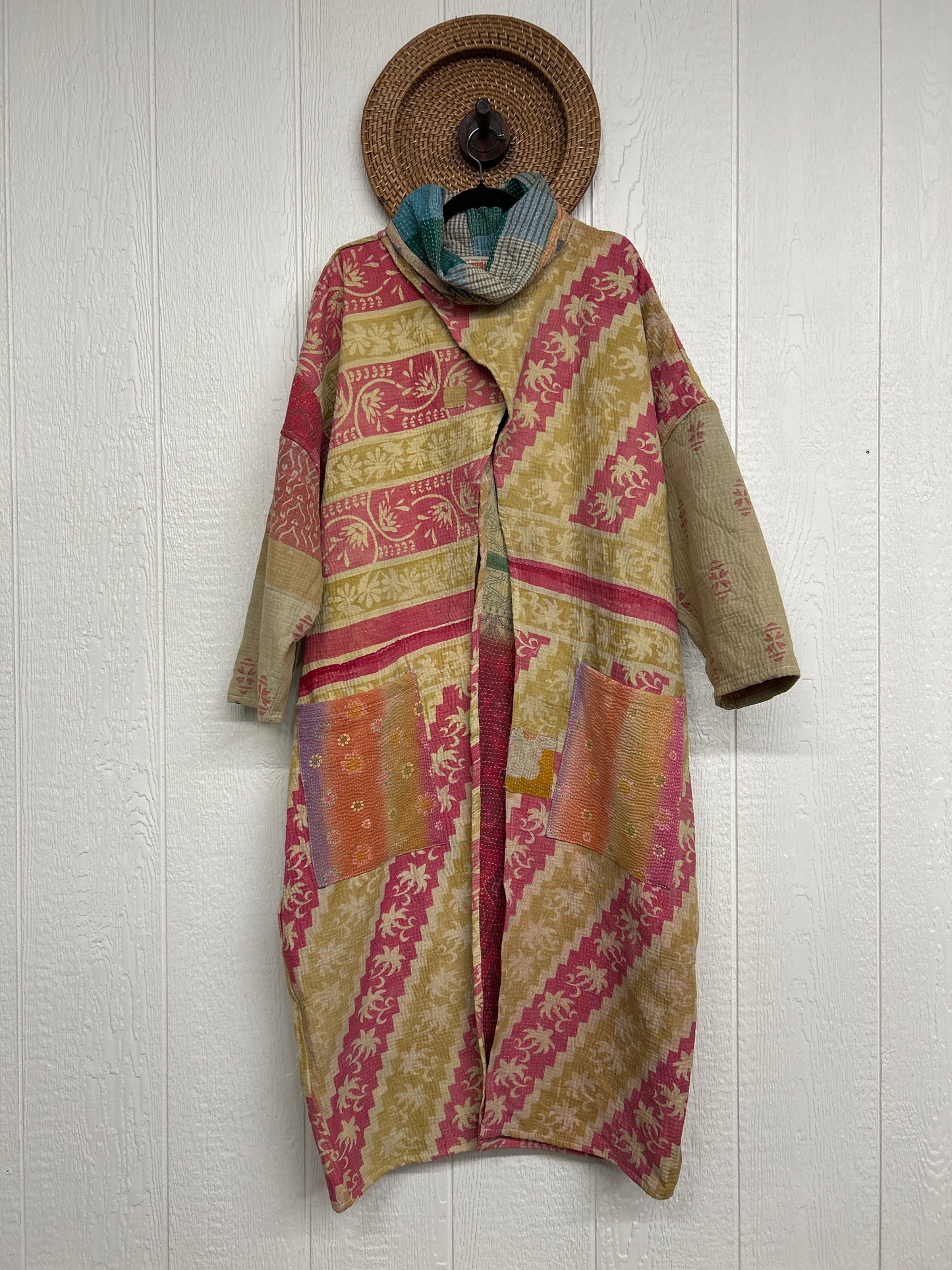 Fine Kantha Cowl Split Pullover 1225 197