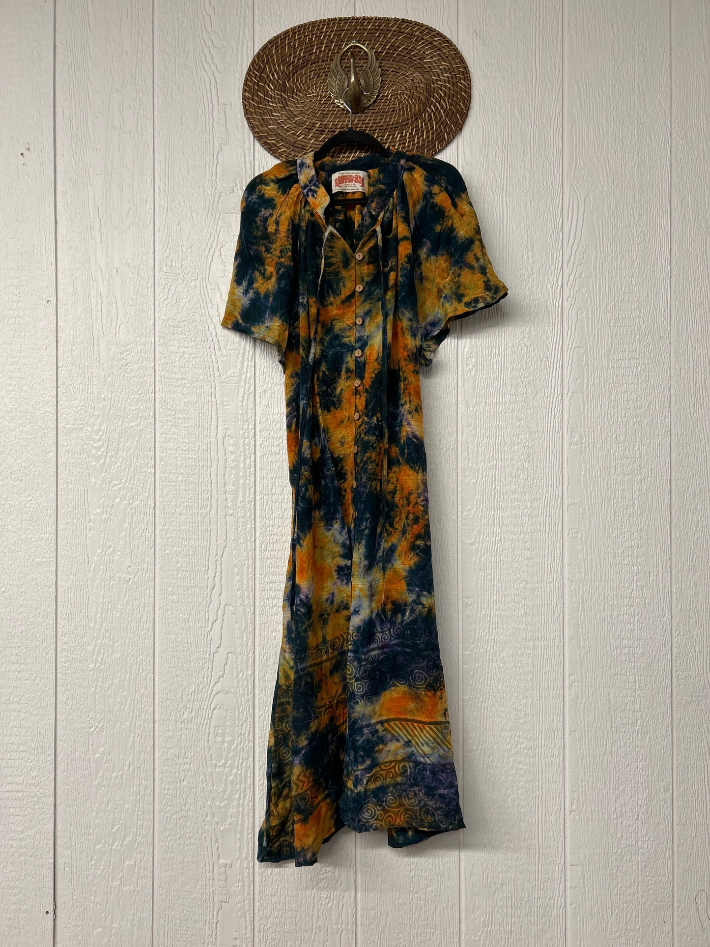 Crepe Sari Summer Woodstock Duster 0626 255