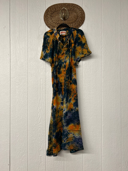 Crepe Sari Summer Woodstock Duster 0626 255