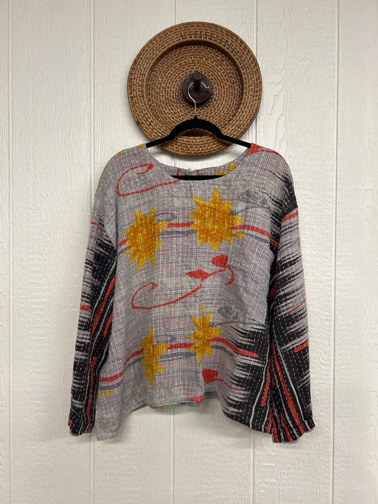 Pareo Kantha Wanderer Pocket Crop Top 0226 042