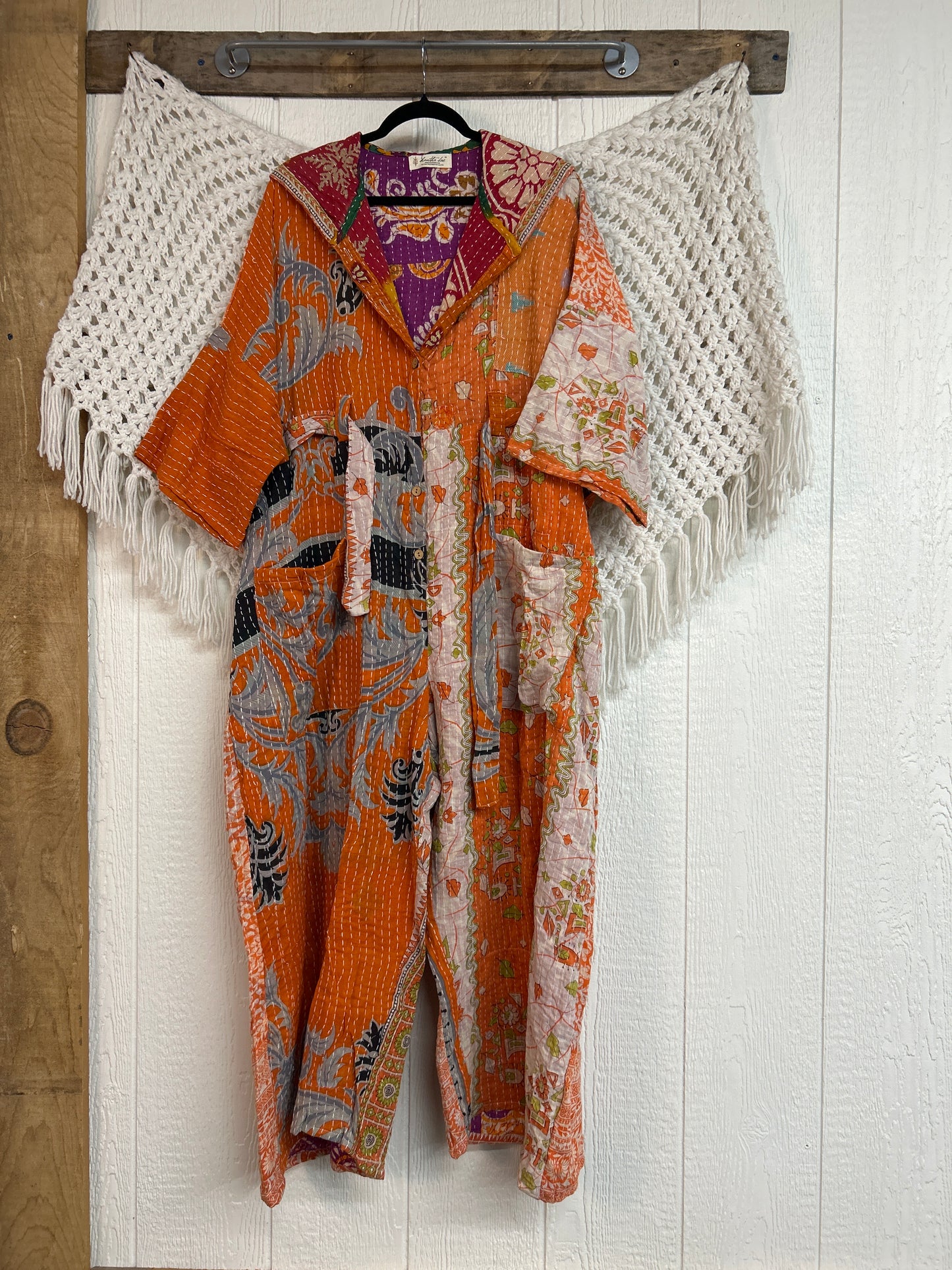 Kantha Zen Hoodie Jumpsuit 0925 170