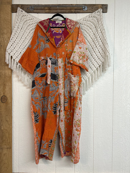 Kantha Zen Hoodie Jumpsuit 0925 170