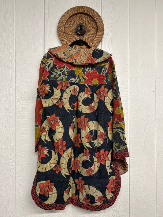 Fine Kantha Drifter Coat 1026 037