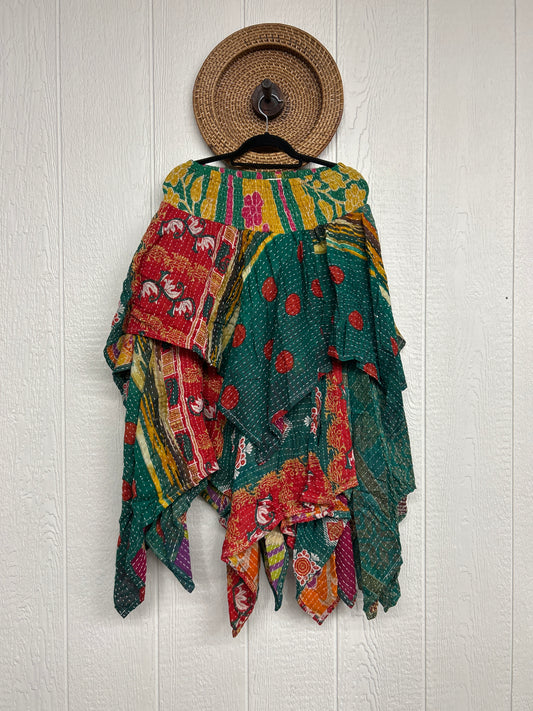 Pareo Kantha Pixie Skirt 0426 141
