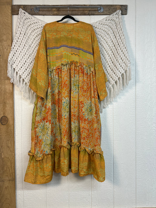 Rasgulla Sari Rhiannon Kimono 0826 101