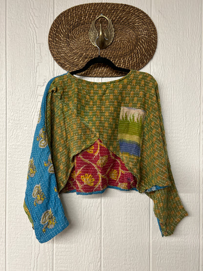 Pareo Kantha In Bloom Cropped Pullover 0326 164