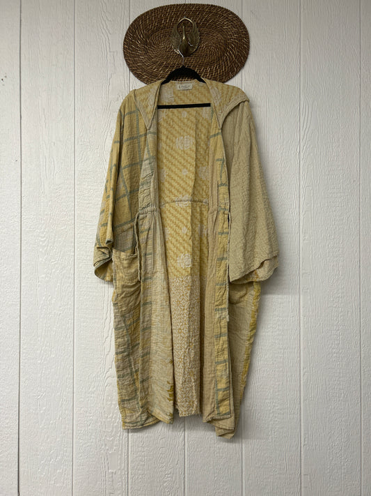 Alchemi Pareo Kantha Hoodie Dreamweaver Kimono  0826 001