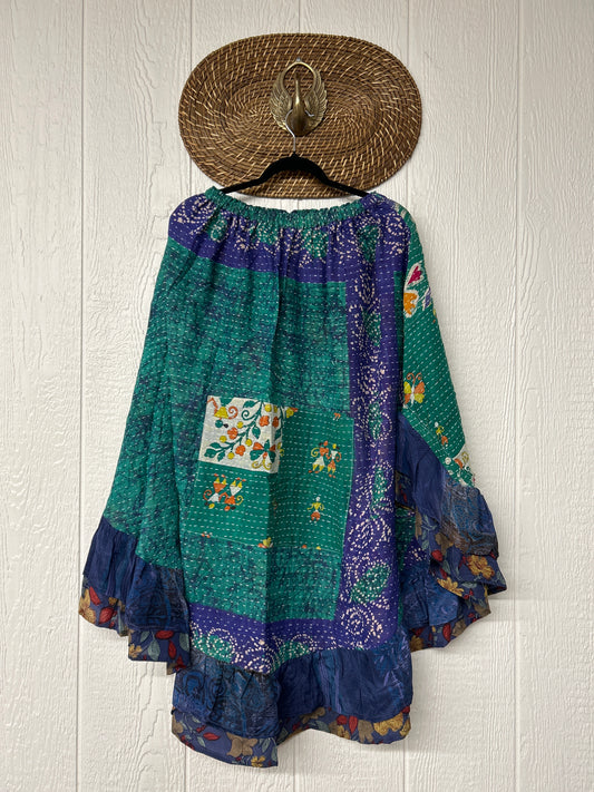 Pareo Kantha Wild Rose Skirt 0426 170