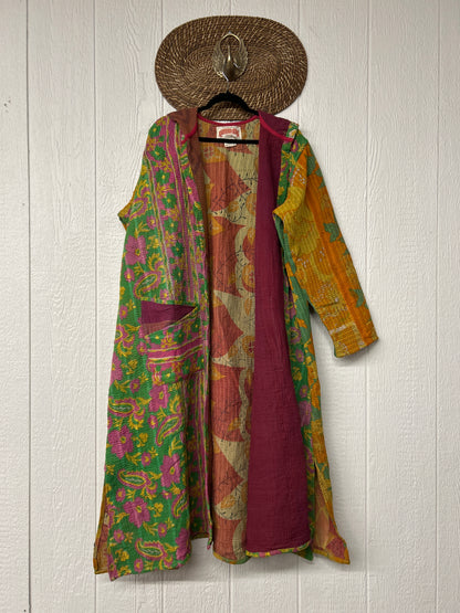Fine Kantha Rising Sun Coat 1125 037